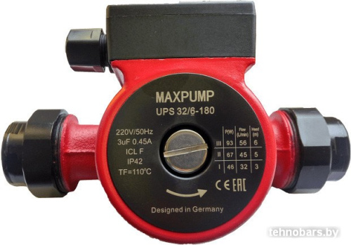Циркуляционный насос Maxpump UPS 32/6-180 фото 3