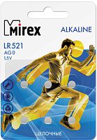 Mirex AG0 / LR521  1.5V  6 шт блистер 23702-LR521-E6