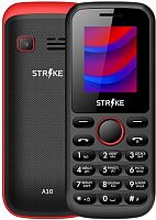 Мобильный телефон Strike A10 (черный/красный)