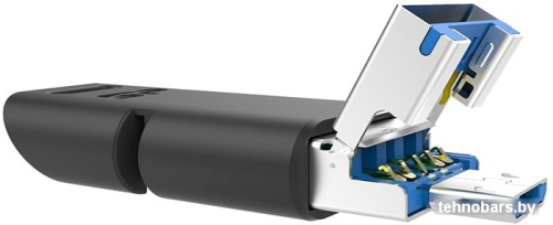 USB Flash Silicon-Power Mobile C50 64GB (черный) фото 5