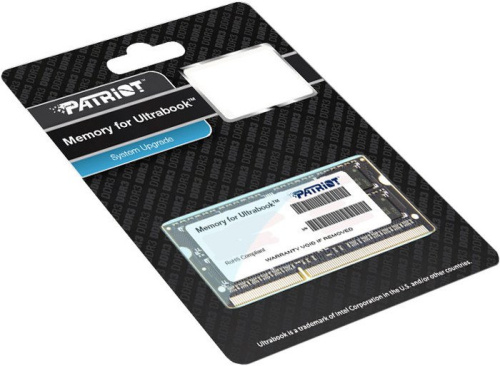 Оперативная память Patriot Memory for Ultrabook 4GB DDR3 SO-DIMM PC3-12800 (PSD34G1600L2S) фото 6
