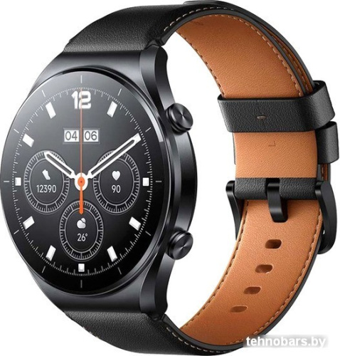 Умные часы Xiaomi Watch S1 (черный/черно-коричневый, международная версия) фото 3