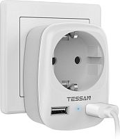 Сетевой фильтр Tessan TS-611-DE (серый)