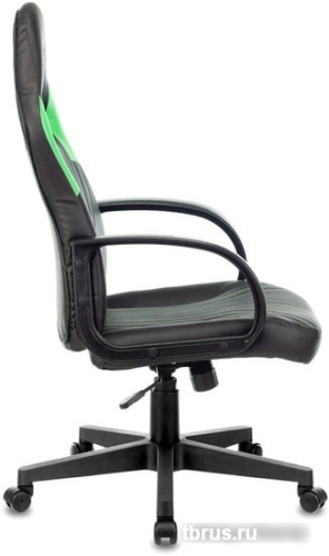 Кресло Бюрократ Zombie Runner (черный/зеленый) фото 5