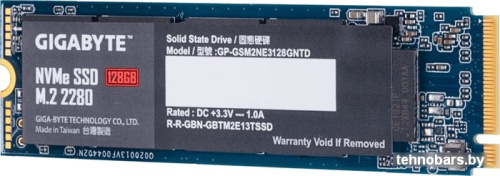 SSD Gigabyte NVMe 128GB GP-GSM2NE3128GNTD фото 4