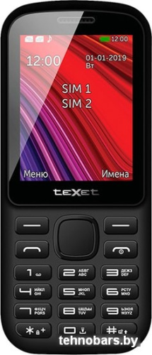 Мобильный телефон TeXet TM-208 (черный/красный) фото 4