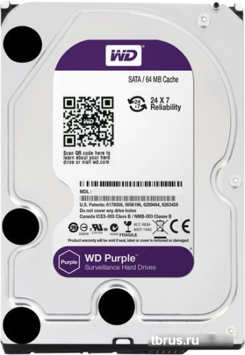 Жесткий диск WD Purple 3TB (WD30PURX) фото 3