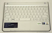 Клавиатура для ноутбука Samsung N220, белая с верхней панелью
