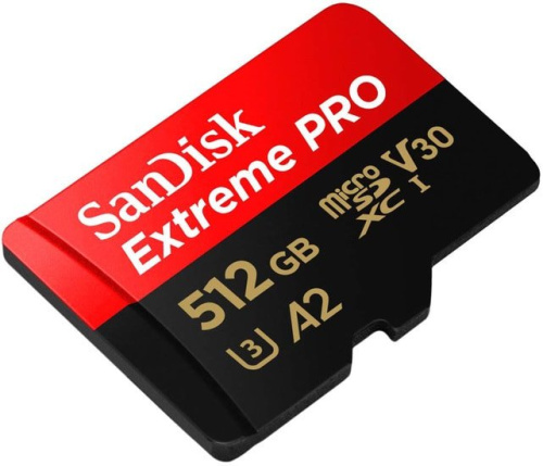 Карта памяти SanDisk Extreme PRO SDSQXCZ-512G-GN6MA microSDXC 512GB (с адаптером) фото 6