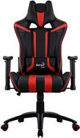 Кресло AeroCool AC120 AIR (черный/красный)