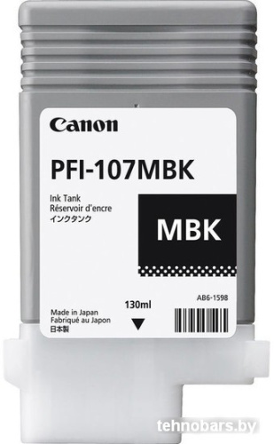 Картридж Canon PFI-107MBK фото 3