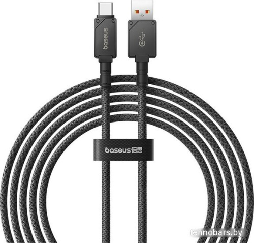 Кабель Baseus Unbreakable Series Fast Charging Data Cable 100W USB Type-A - USB Type-C (2 м, черный) фото 4