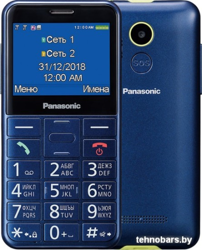 Мобильный телефон Panasonic KX-TU150RU (синий) фото 3