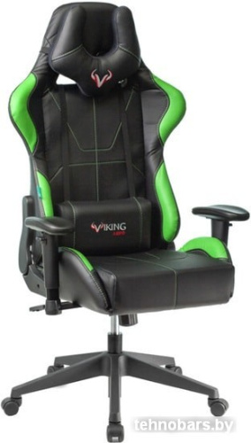 Кресло Бюрократ Viking 5 Aero (черный/зеленый) фото 3