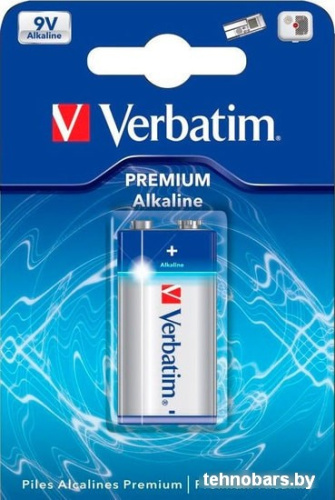 Батарейки Verbatim 9V Premiim Alkaline 49924 фото 3