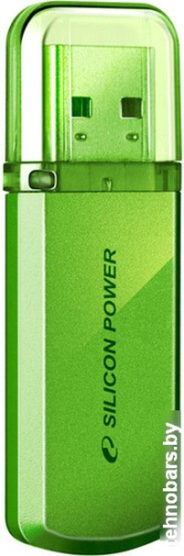 USB Flash Silicon-Power Helios 101 Green 64GB (SP064GBUF2101V1N) фото 3