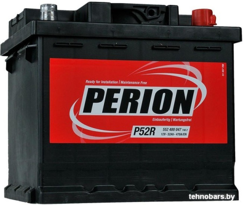 Автомобильный аккумулятор Perion P52R (52 А·ч) фото 3
