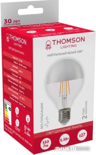 Светодиодная лампочка Thomson Filament G80 TH-B2377 фото 3