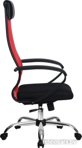 Кресло Metta SU-1-BP Комплект 11, Ch ов/сечен (резиновые ролики, красный) фото 5