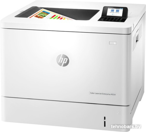 Принтер HP Color LaserJet Enterprise M554dn фото 4