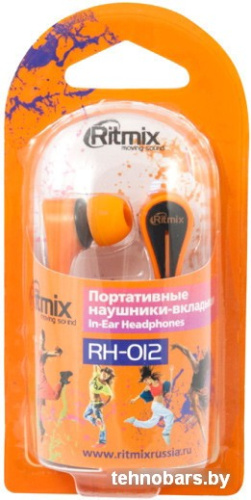 Наушники Ritmix RH-012 (оранжевый) фото 4