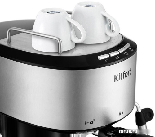 Рожковая помповая кофеварка Kitfort KT-754 фото 6