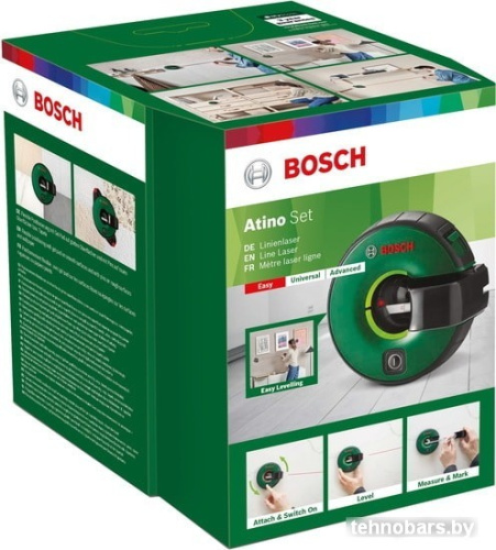 Лазерный нивелир Bosch Atino Set 0603663A01 (6 гелевых вкладышей) фото 5