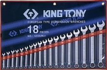 Набор ключей King Tony 1218MR01 (18 предметов)