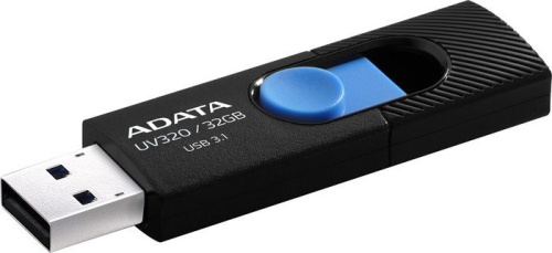 USB Flash A-Data UV320 32GB (черный/голубой) фото 4