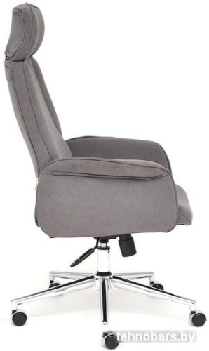 Кресло TetChair Charm (флок, серый) фото 5