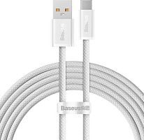 Кабель Baseus Dynamic Series Fast Charging Data Cable 100W USB Type-A - USB Type-C (2 м, белый)