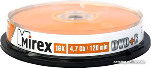 DVD-R диск Mirex 4.7Gb 16x UL130013A1L (10 шт.) фото 3