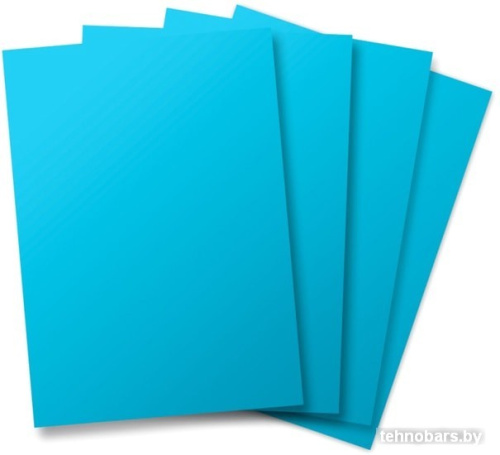 Самоклеящаяся бумага Revcol матовая голубая A4 80 г/м2 20 л 6321 фото 4