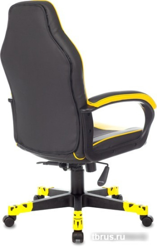 Кресло Zombie Game 17 (черный/желтый) фото 6
