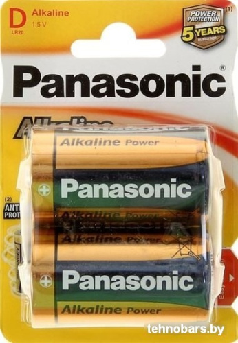 Батарейки Panasonic Alkaline Power D 2 шт. [LR20APB/2BP] фото 3