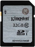Карта памяти Kingston SDHC (Class 10) 32GB (SD10VG2/32GB)
