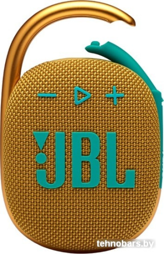 Беспроводная колонка JBL Clip 4 (желтый) фото 4