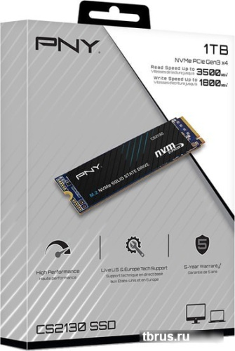 SSD PNY CS2130 500GB M280CS2130-500-RB фото 7