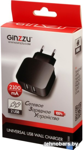 Зарядное устройство Ginzzu GA-3008B (черный) фото 4