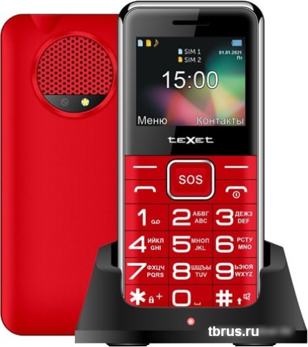 Мобильный телефон TeXet TM-B319 (красный) фото 7