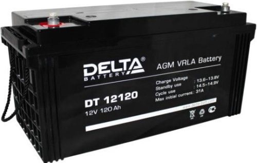 Аккумулятор для ИБП Delta DT 12120 (12В/120 А·ч)