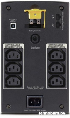 Источник бесперебойного питания APC Back-UPS 950VA, 230V, AVR, IEC Sockets (BX950UI) фото 4