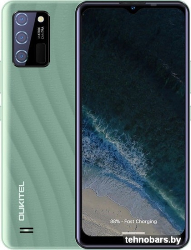 Смартфон Oukitel C25 (зеленый) фото 3