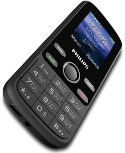 Мобильный телефон Philips Xenium E111 (черный) фото 6