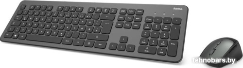 Клавиатура + мышь Hama KMW-700 Set (черный/серый) фото 4