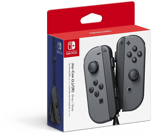 Набор геймпадов Nintendo Joy-Con (серый) фото 3