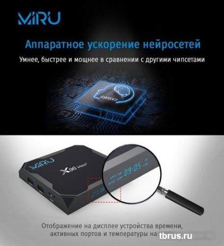 Смарт-приставка Miru X96 Max+ 4ГБ/32ГБ фото 7