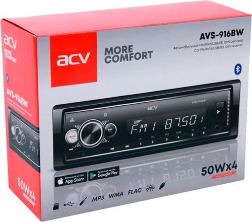 USB-магнитола ACV AVS-916BW фото 5