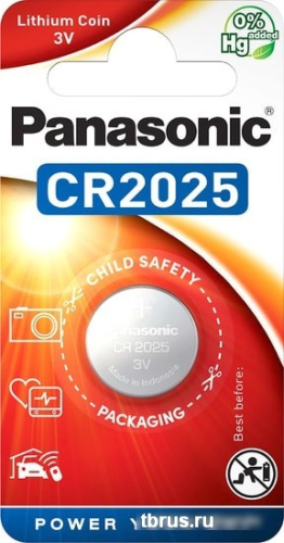 Батарейки Panasonic CR2025 CR-2025EL/1B фото 3