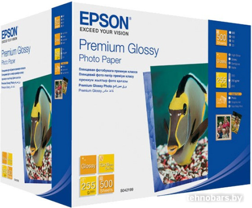 Фотобумага Epson Premium Glossy Photo Paper 13х18 500 листов (C13S042199) фото 3